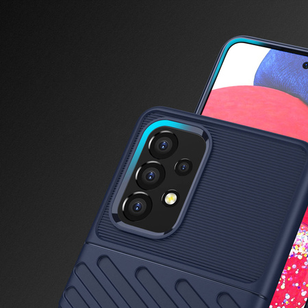 Thunder Case Flexibel Robuste Panzer Handyhülle TPU Schutzhülle für Samsung Galaxy A53 5G blau