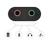 Ugreen zewnętrzna karta dźwiękowa muzyczna adapter USB - 3,5 mm mini jack 15 cm biały (US205 30143)