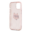 Karl Lagerfeld KLHCP13MHKLPCHP iPhone 13 6.1" różowy/pink hardcase IML Choupette Head & Monogram