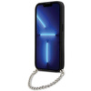 Karl Lagerfeld KLHCP14LSACKLHPG iPhone 14 Pro 6.1&quot; silver/silver hardcase Saffiano Monogram Chain