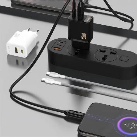 Dudao A27 MaxC 35W Wandladegerät + USB-C Kabel - Weiß