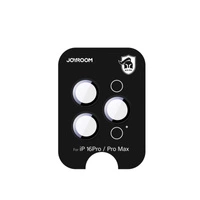 Joyroom JR-MFY0260 Glas-Displayschutzfolie für iPhone 16 Pro/16 Pro Max Linsen - Schwarz