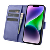 iCarer Wallet Case 2in1 iPhone 14 Flip Lederhülle Anti-RFID Hellviolett (WMI14220725-LP)