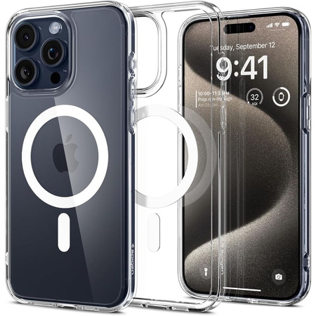 Spigen ULTRA HYBRID MAG MAGSAFE IPHONE 15 PRO MAX WEISS
