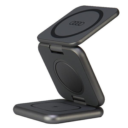 Audi składana ład. indukcyjna 3w1 szary/grey Big Logo AU-MWC3IN1-GT/D1-GY