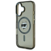 Karl Lagerfeld nakładka do iPhone 16 6,1" KLHMP16SHLSCHK czarna Hardcase IML Metal Choupette Head MagSafe