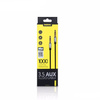 REMAX kabel aux mini jack 1m czarny