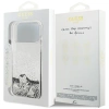 Etui Guess Liq. Glitter Charms na iPhone 17 Pro - srebrne