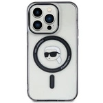 Karl Lagerfeld KLHMP15MHKHNOTK iPhone 15 Plus 6,7&quot; transparentes Hardcase IML Karl`s Head MagSafe