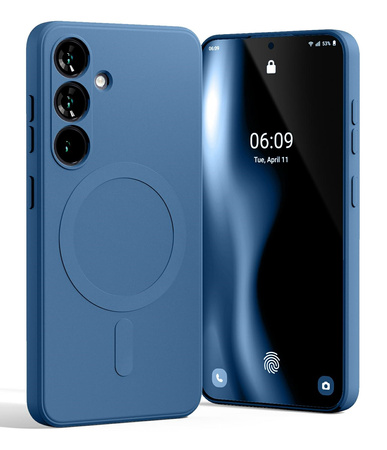 Mercury MagSafe Semi-Silicone Sam S25    S931 niebieski /blue