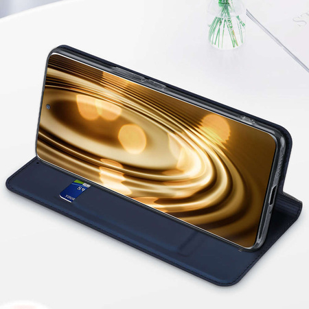 Dux Ducis Skin Pro Hülle für Honor Magic5 Flip Cover Card Wallet Stand schwarz