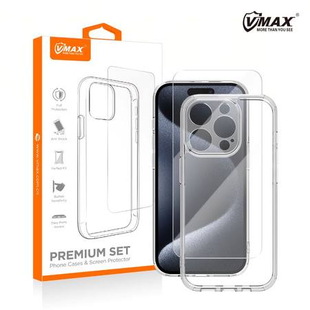 Vmax zestaw nakładka + szkło 2,5D premium do Samsung S23 Plus