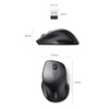 Ugreen ergonomic wireless computer mouse black (MU101)