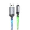 HOCO kabel USB A do Lightning 2,4A U112 1 m szary