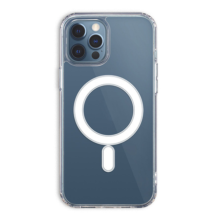 Nakładka Anti Shock 1,5 mm Mag do iPhone 17 Pro 6,3" transparentna big hole