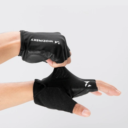 Rękawiczki rowerowe Wozinsky WRR-01XL rozmiar XL - czarne