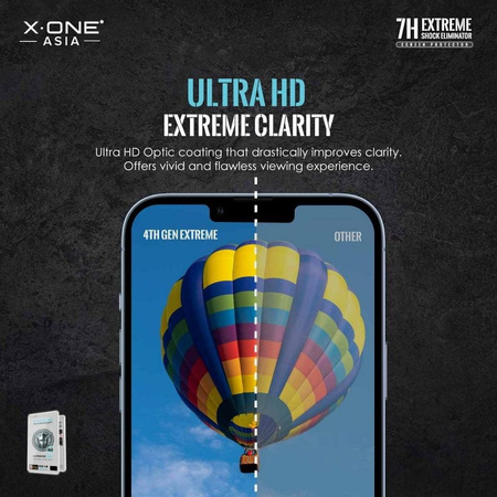 Szkło hartowane X-ONE Extreme Shock Eliminator 4th gen. - do iPhone 13 Pro Max/14 Plus