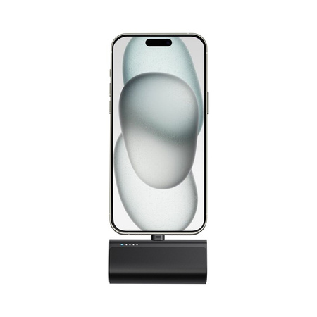 BLUE STAR powerbank 5000 mAh z wbudowanym złączem Lightning 2,1A W0556P czarny