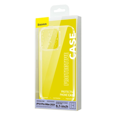 Baseus SuperCeramic Series Glass Case Glasabdeckung für iPhone 13 Pro Max 6.7&quot; 2021 + Reinigungsset