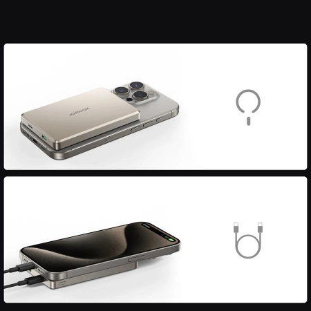 Powerbank Joyroom JR-PBM08 Pro 10000 mAh ultradünn – Titan