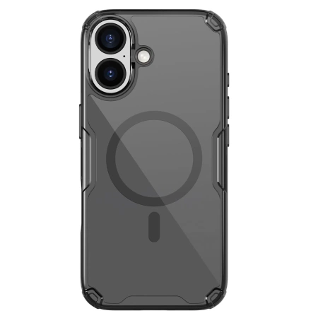 Nillkin Nature TPU Pro Magnetic Case Compatible with MagSafe for iPhone 17 - Translucent Black