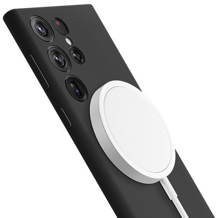 3MK SILICONE CASE SAMSUNG S24 ULTRA BLACK