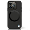 Original Handyhülle IPHONE 14 PRO BMW Signature Liquid Silicone MagSafe (BMHMP14LSILBK2) schwarz