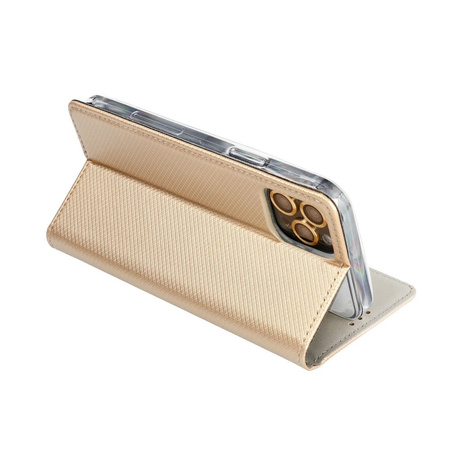 Kabura Smart Case book do SAMSUNG A54 5G złoty