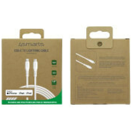 Kabel 4smarts Lightning do USB-C 30W     1.5m biały