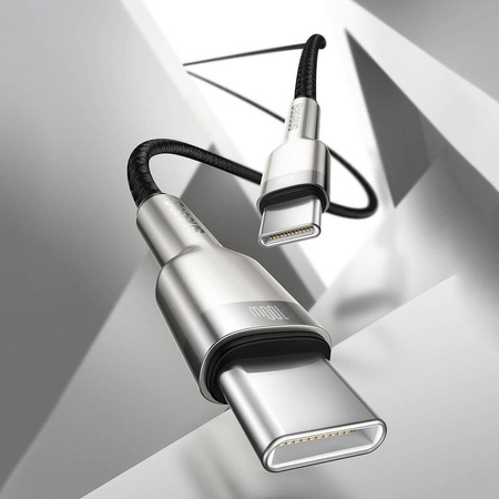 Baseus Cafule Series Metal Data Cable Type-C to Type-C 100W 2m White