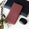 Etui Smart Magnetic do iPhone 17 Pro Max 6,9" burgundowe