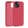Nakładka Etteri Silicone Mag do iPhone 14 6,1" malinowa
