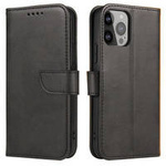 Magnet Case Hülle für Vivo Y16 Flip Cover Wallet Stand schwarz