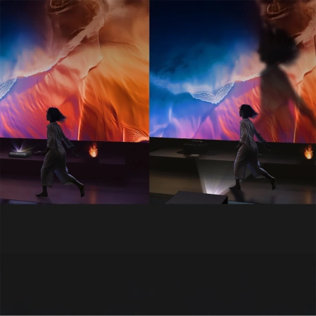 Projektor multimedialny Yaber K300s laserowy RGB FullHD 1080p z głośnikami JBL - czarny