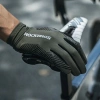 Rockbros 16110006003 stoßdämpfende Fahrradhandschuhe Größe L – Grün und Schwarz