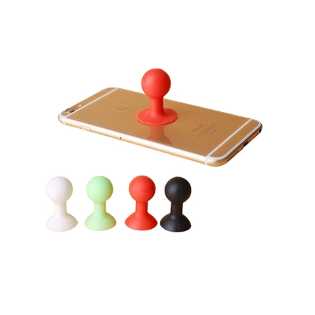 Phone holder with a round head - green
