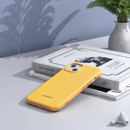 Choetech MFM Anti-Drop-Hülle Made For MagSafe für iPhone 13 orange (PC0112-MFM-YE)