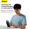 Baseus Magnetic Bracket Power Bank mit MagSafe Wireless Charging 10000mAh 20W Overseas Edition Blau (PPCX000203) + USB Type C Baseus Xiaobai Series 60W 0.5m
