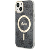 Guess nakładka do iPhone 14 6,1" GUHMP14SH4STK czarna hardcase Magsafe IML 4G