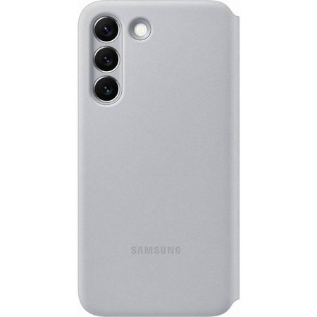 Samsung LED View Cover etui pokrowiec z wyświetlaczem LED Samsung Galaxy S22 jasnoszary (EF-NS901PJEGEE)
