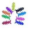 Fish-shaped headphone cable wrap - orange