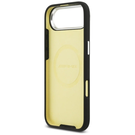 AMG Silikon-Übergröße-Rhombus-MagSafe-Hülle für iPhone Air – Schwarz