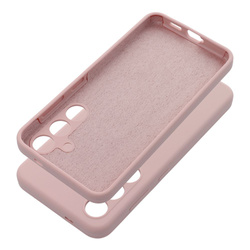Futerał SILICONE 2mm do SAMSUNG A54 5G pudrowy róż