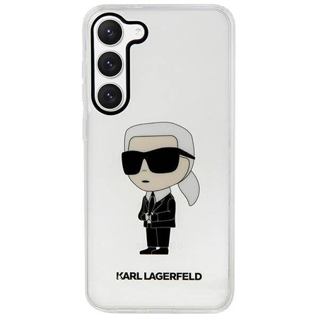 Karl Lagerfeld KLHCS23MHNIKTCT S23+ S916 transparenter Hartschalenkoffer Ikonik Karl Lagerfeld