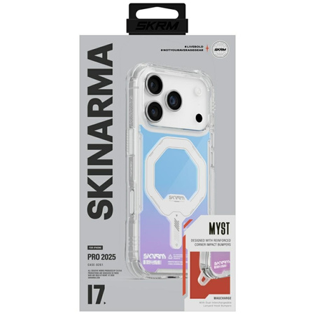 Etui Skinarma Myst do iPhone 17 Pro      Magnetic Charging hologram