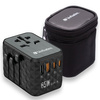 Verbatim Adapter podróżny EU/UK/US GaN 2xUSB-A/2xUSB-C PD 65W UTA-05 czarny/black 32120