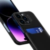 Leder Stand Case Hülle für iPhone 14 Plus Cover Card Wallet mit Ständer schwarz