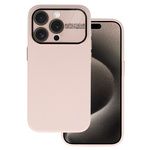 Tel Protect Lichi Soft Case do Iphone 15 Pro Max beżowy