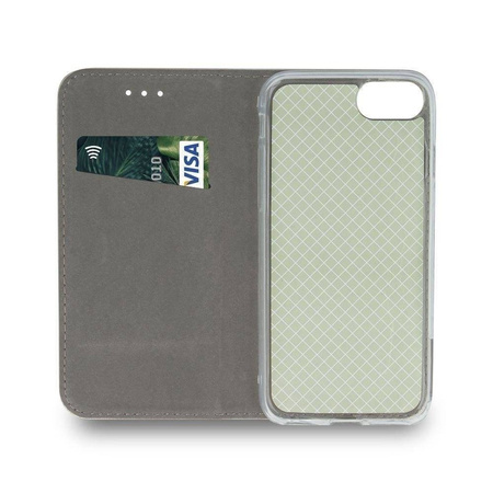 Etui Smart Magnetic do Samsung Galaxy S24 FE ciemnozielone