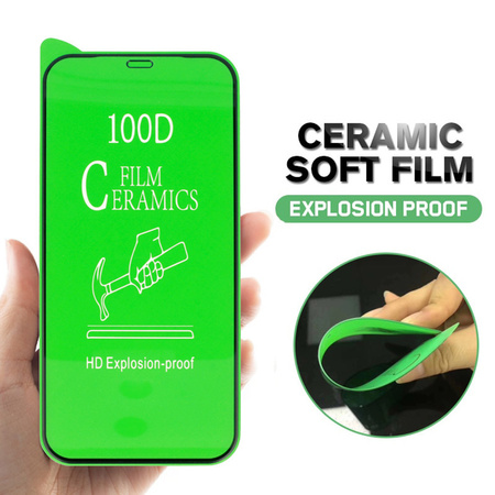 Hartowane szkło HARD CERAMIC do SAMSUNG GALAXY S23 CZARNE (with fingerprint unlock)